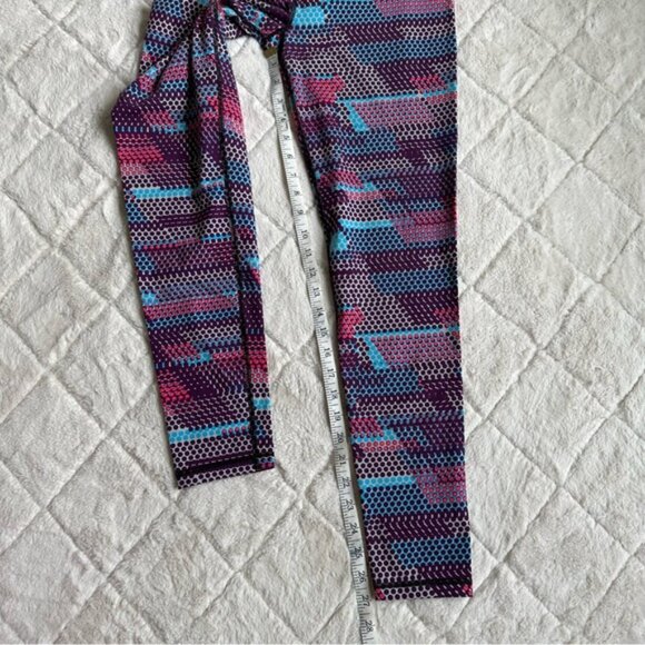 Victoria's Secret Sport | Purple Polka Dot Knockout Tight Leggings | Size Medium - Picture 11 of 12